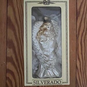 Silverado Blown Glass Angel Ornament